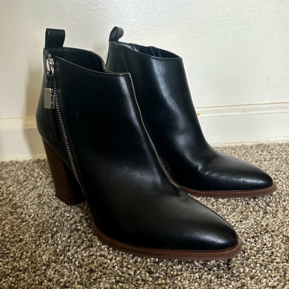 Circus by Sam Edelman Block Heeled Booties w/ Zipper